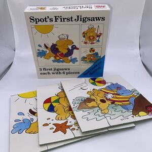 Michael Stanfield Spots first Jigsaws - Spot Goes On Holiday 1985 Vintage